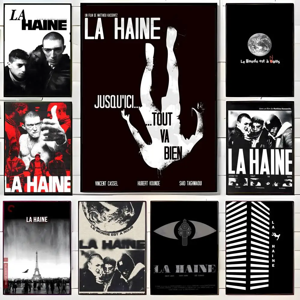 Minimal Gritty L-La Haine Poster Wall Art Print Decorative Mural Home Decor Gift Unframed