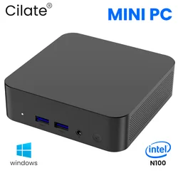 Cilate Mini PC 16GB RAM 256GB SSD Intel N100 PC da gioco per processori Intel di 12a generazione WiFi5 BT4.2 mini pc computer