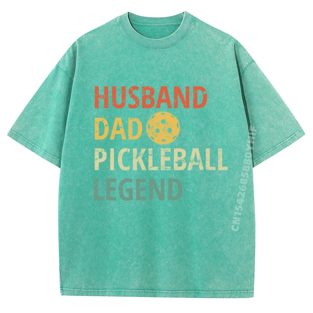 Pickleball القطن الجرافيك تيز الشتاء الملابس الفاخرة الرجال الترفيه غسلها قمم رجل تنفس المطبوعة تي شيرت #3