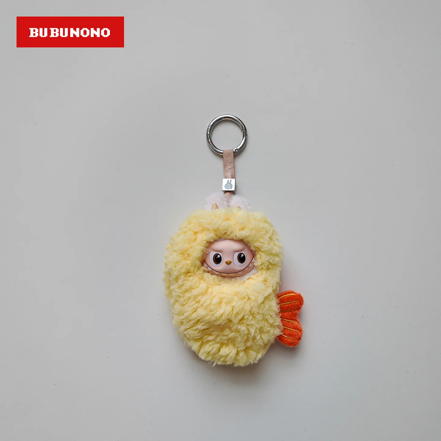 

4th Gen Mini Labubu Pin for Love Series: Fried Shrimp Themed Outfit for Vinyl Doll, Delicious Changeable Costume (Clothing Only)