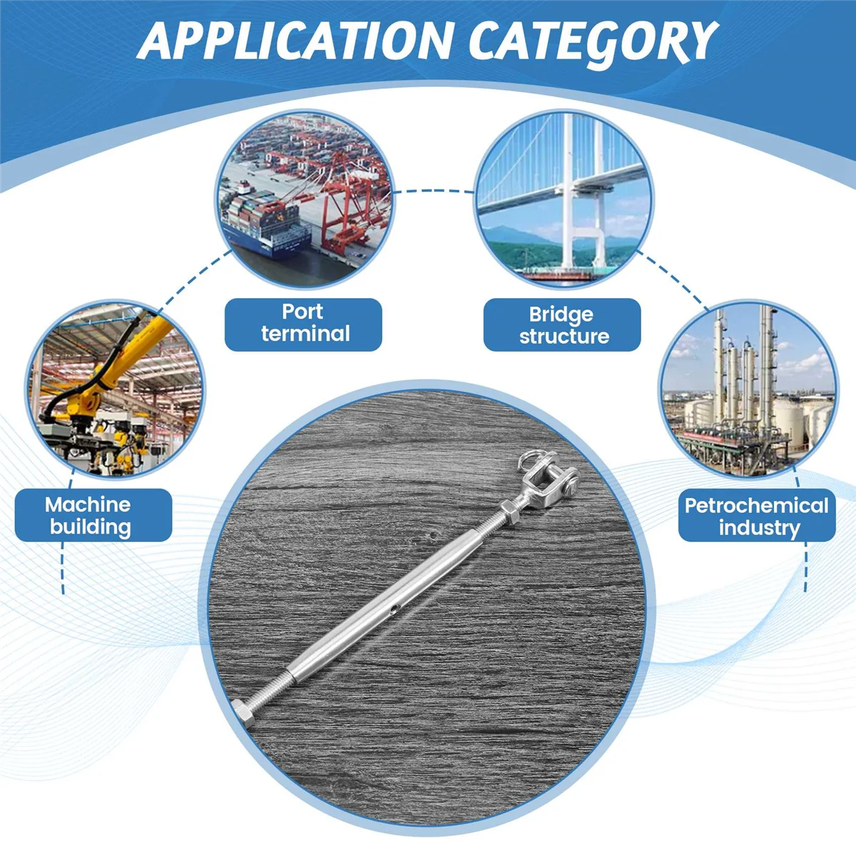 

Винт из нержавеющей стали 304, такелажный винт из нержавеющей стали с закрытым корпусом, поворотный болт с резьбой 7/32 дюйма