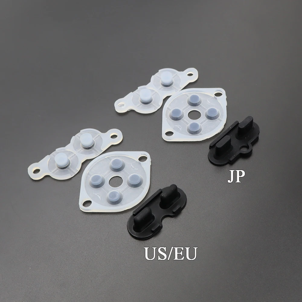 1/3/5Sets For NES/FC Controller JP/EU/US Version Rubber Conductive Buttons Silicone D-Pad Pads Repair Parts