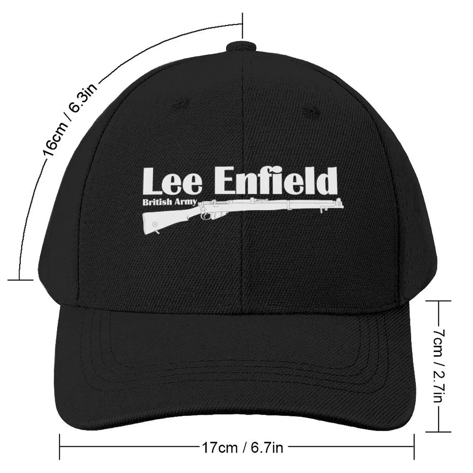 A real militarist! British Lee Enfield Mk III rifle Baseball Cap Sun Hat For Children hiking hat Boy Women's