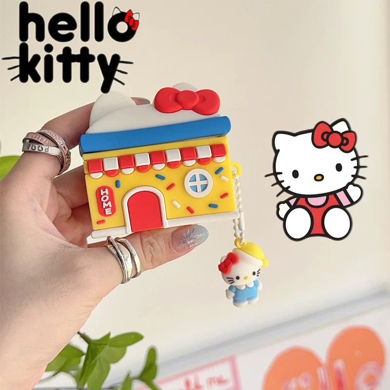 

Sanrio Hello Kitty for AirPods Pro 2 Protective Case Cartoon AirPods 3 Apple Bluetooth Earphone Cover with Cute Pendant Gifts