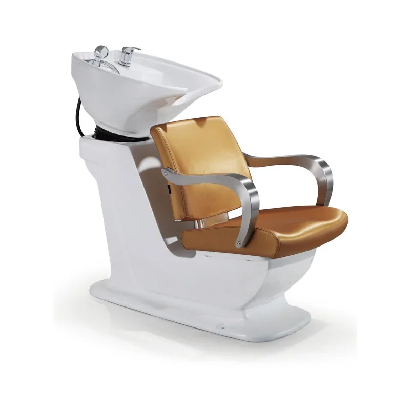 Shampoo Bed Semi-reclining Barber Shop Special Simple Shampoo Bed Hair Salon Hair Shop Flush Bed