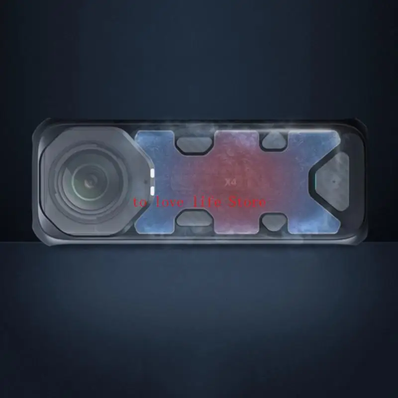 Temperature Control Back Clip for 360 Sports Camera Reduce Body Heating Highly Frame Housing Case Mount