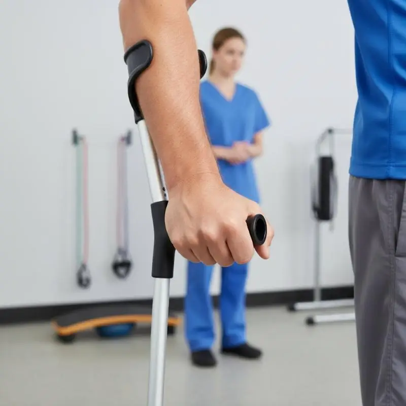 1 Pcs Anti-Skid Underarm Crutch And Walking Stick Handle Grip Cane Replacement Wraps for Enhanced Grip And Comfort
