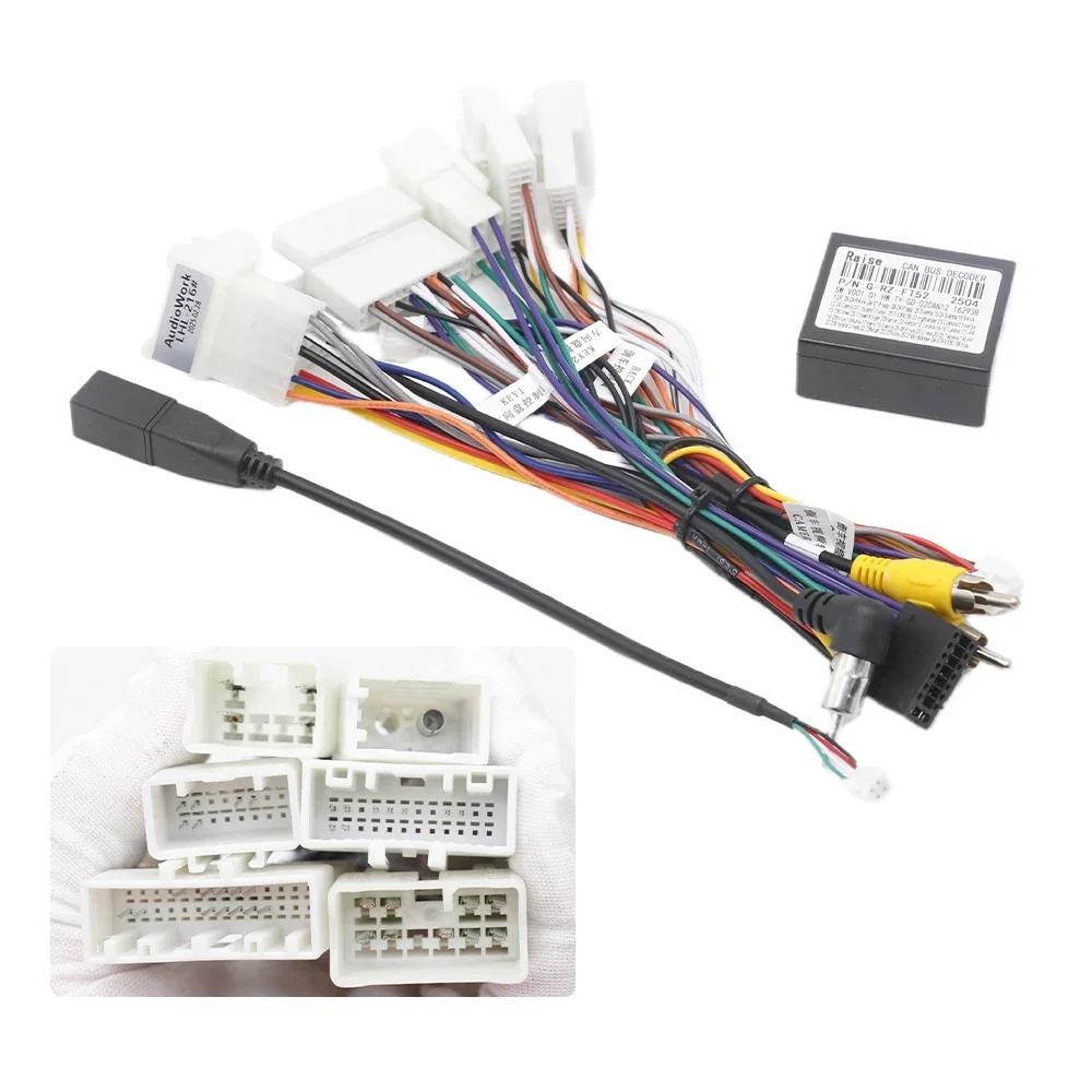 Canbus Box RZ-FT01/FT52 for Toyota Car Radio Wiring Harness