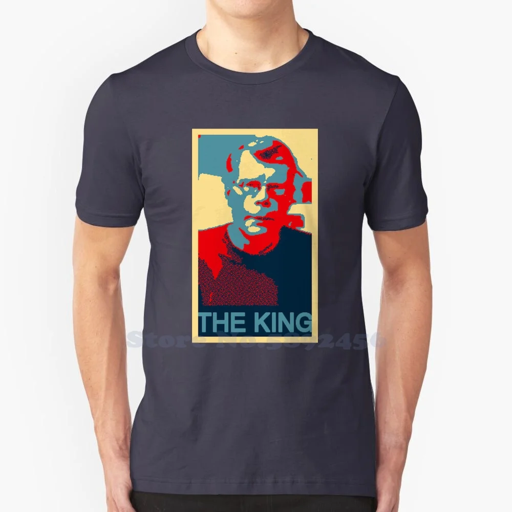 The King : Stephen King 100% Pure Cotton T-Shirt Stephen King Writer Novelist Novels Books Book Nerd Geek Horror Literary