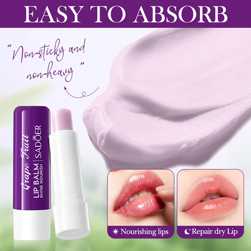

Fruit lipstick Vaseline base can lock water, prevent cracking, clear and moisturize lips for men and women in autumn and winter
