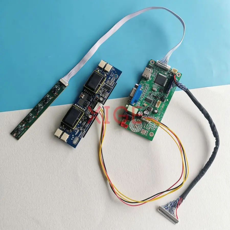 

For TMS190WX1 MT190AW01 MT190AW02 M190A1 LCD Monitor Controller Drive Board DIY Kit LVDS 30-Pin HDMI+VGA 4CCFL 1440x900 1440*900