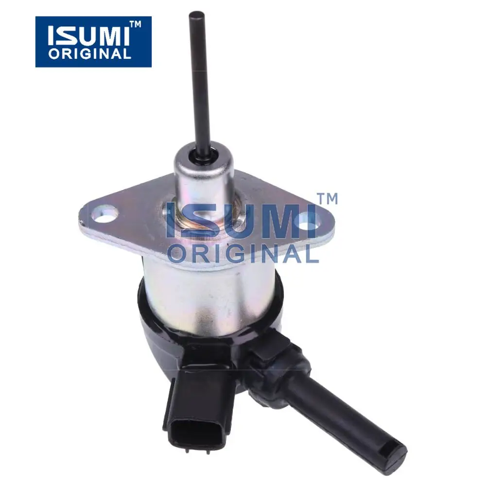 Fuel Shut Off Solenoid, 12V 1A02160017, For Kubota L2501 L2800 L3240 M5140 MX5100, Excavator Part