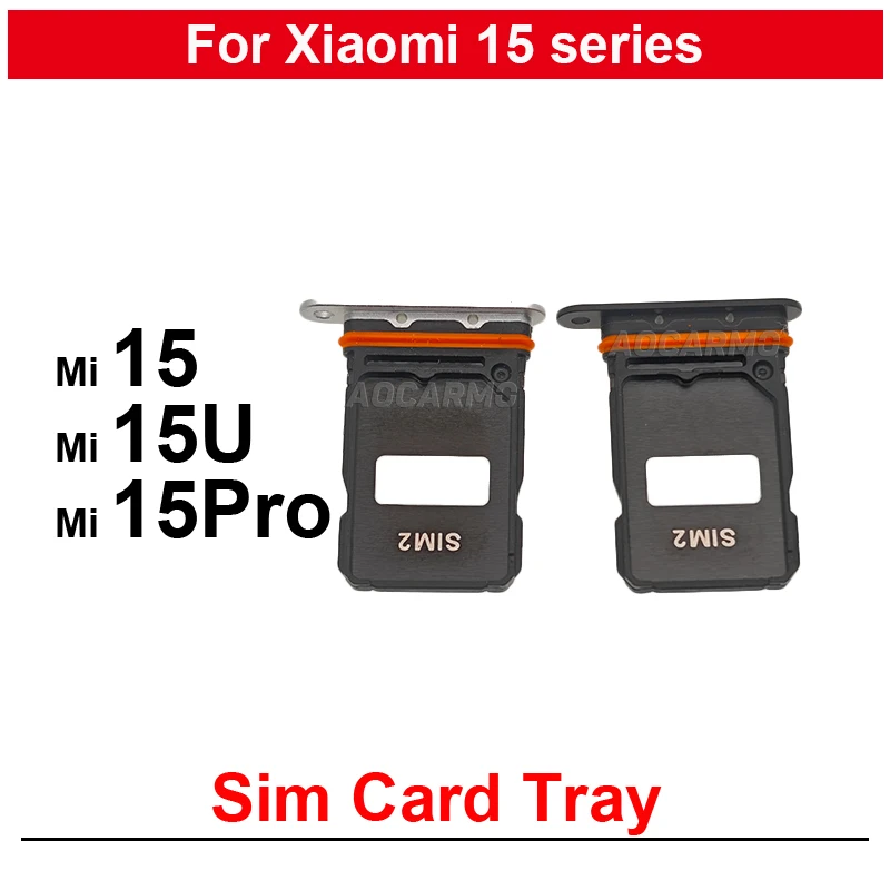 

Sim Card For Xiaomi 15 15Ultra Sim Tray Holder Slot Repair Replacement Part