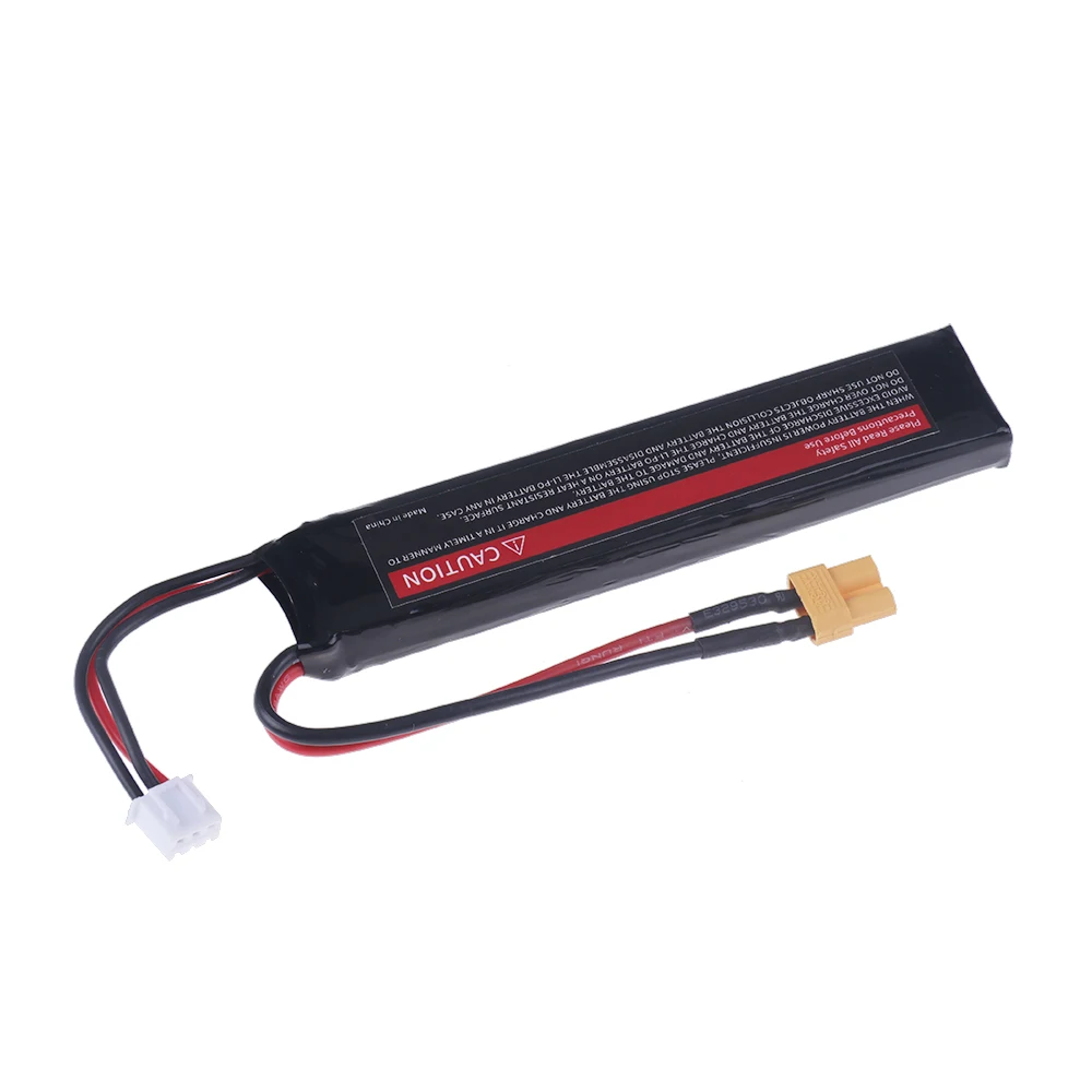 1 bis 5 stücke Wasser pistole Lipo Batterie 7,4 V 2500mAh für Mini Airsoft BB Luftpistole Elektro spielzeug RC Teile 2s 7,4 V Batterie xt30 Stecker