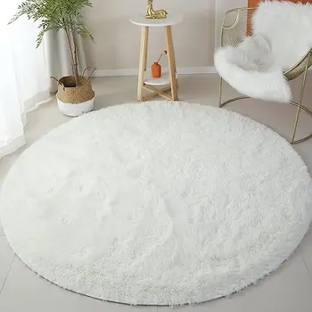 Fluffy Round Princess Rug 11