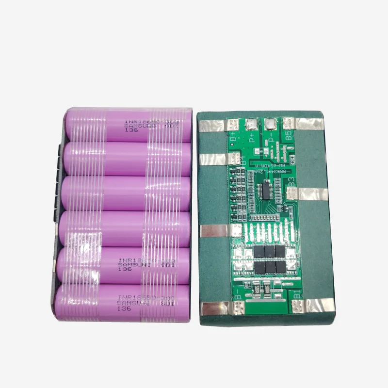 3600mAh 6S1P 24V Lithium Battery Pack 20A with Balanced Integrated BMS for Power Tools Solar Lighting And Home Appliances