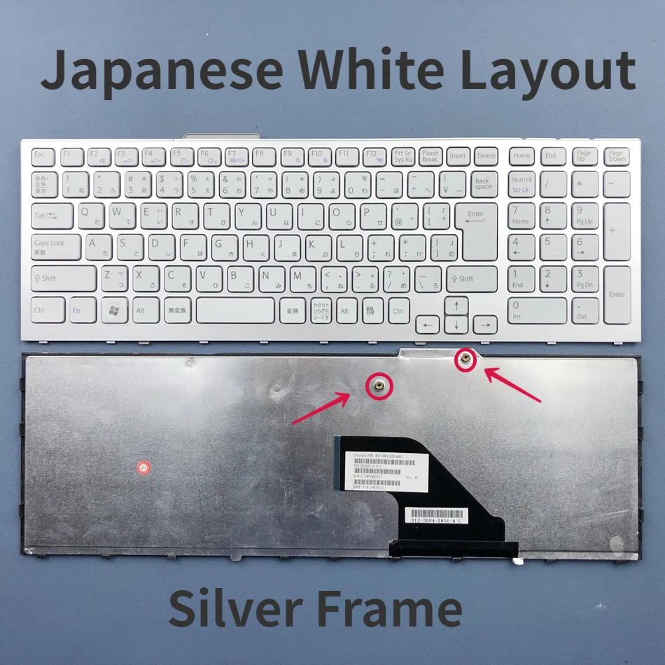 

Japanese Keyboard For SONY VPC-F11 F12 F13 F21 F22 F136 F138 F117 F170VPC F115 F219FC F21Z1E F249FCF119FC Series JP Layout