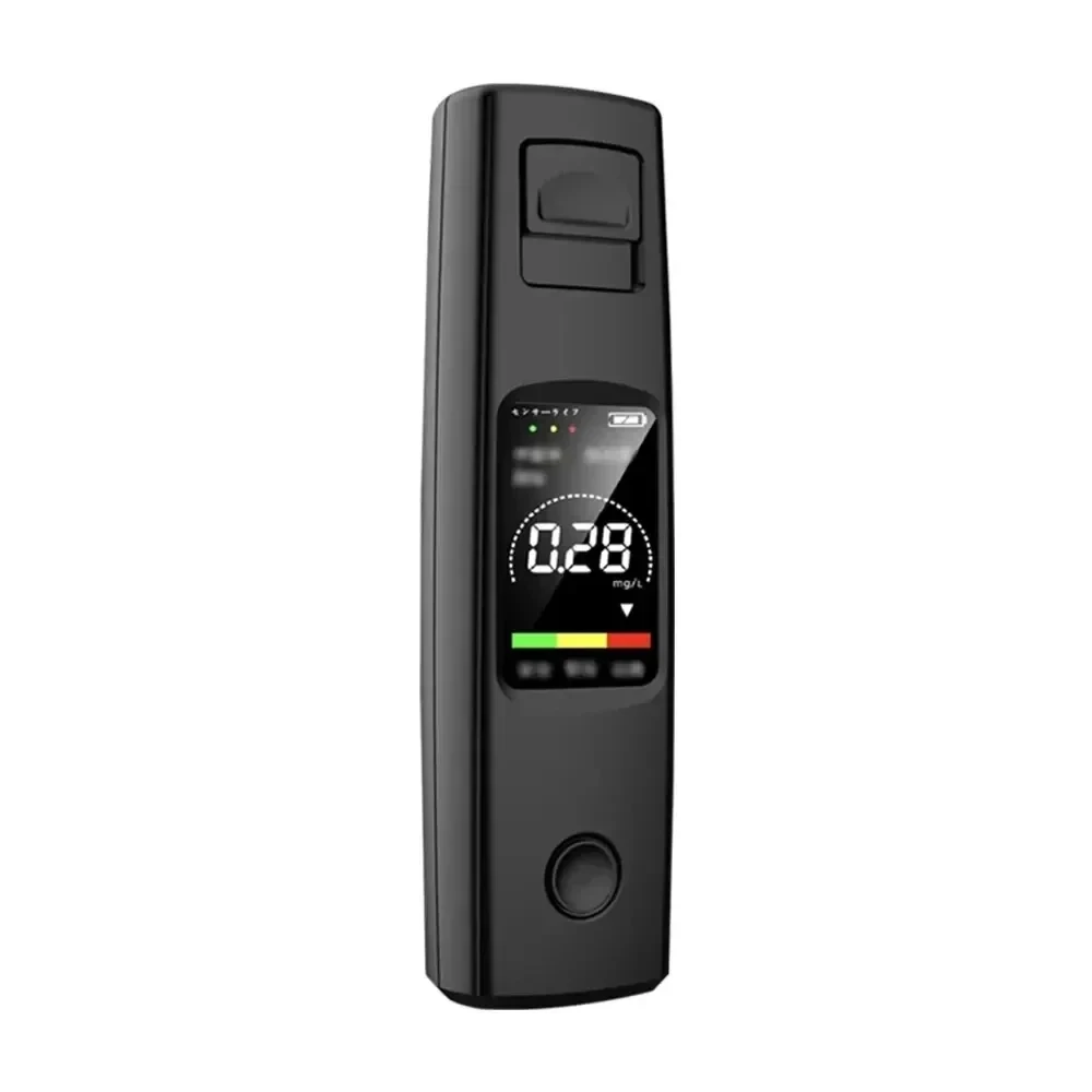 Portable Alcohol Tester Professional High Sensitivity Breathalyzer Alcohol Test Digital Breath Alcohol Tester Type-C Charging