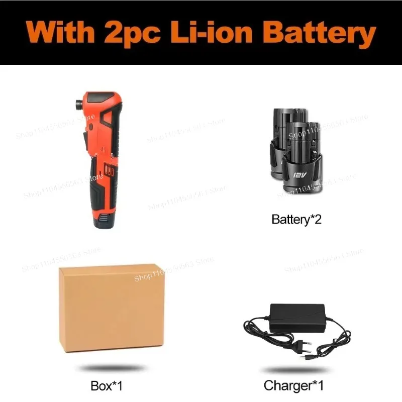 80Nm Lithium Right Angle Electric Screwdriver, Brushless Motor 1/4