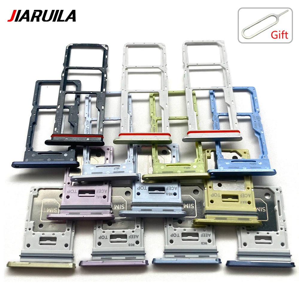 New For Samsung A15 A25 A35 A55 4G 5G SIM Card Slot SD Card Tray Holder Adapter Repair Parts