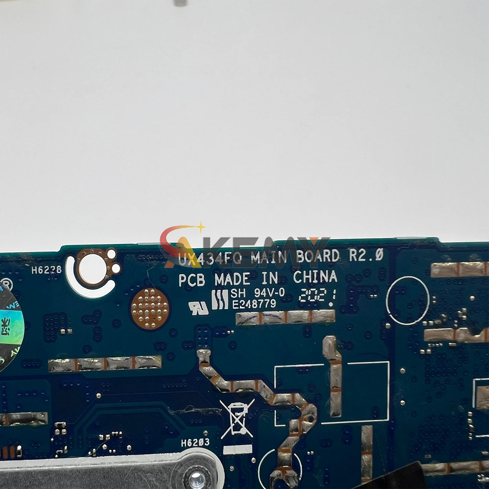 UX434FQ Motherboard Laptop untuk ASUS ZenBook U4600F UX434F UX434FL Mainboard Notebook dengan Generasi Ke-10 I3 I5 I7 100% Tes OK Stk