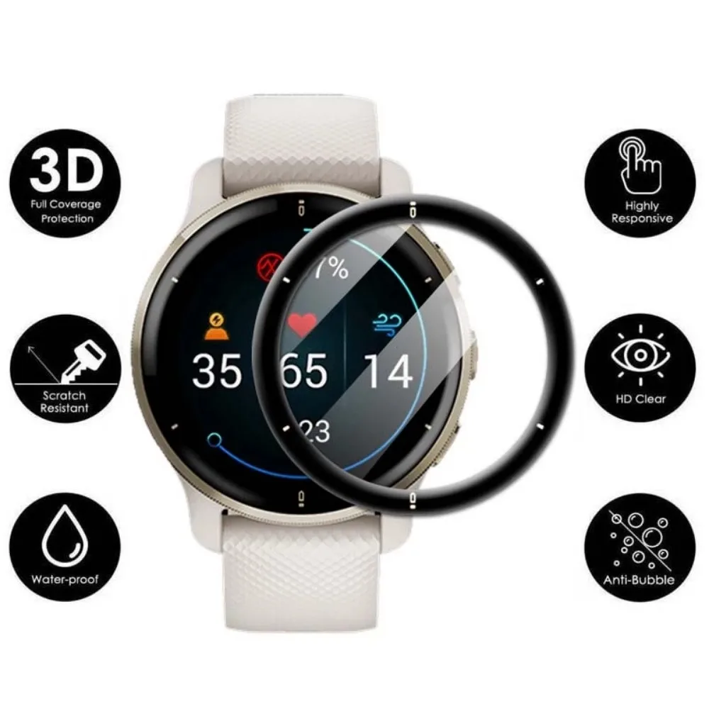 Garmin Venu 2 2S 2plus Venu2용 PMMA 화면 보호기 풀 커버