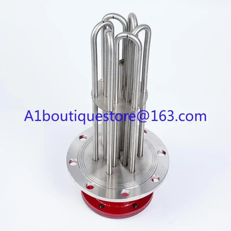 Stainless steel flange heating tube 304 high power heating rod industrial heat conduction oil electric water tank  tube