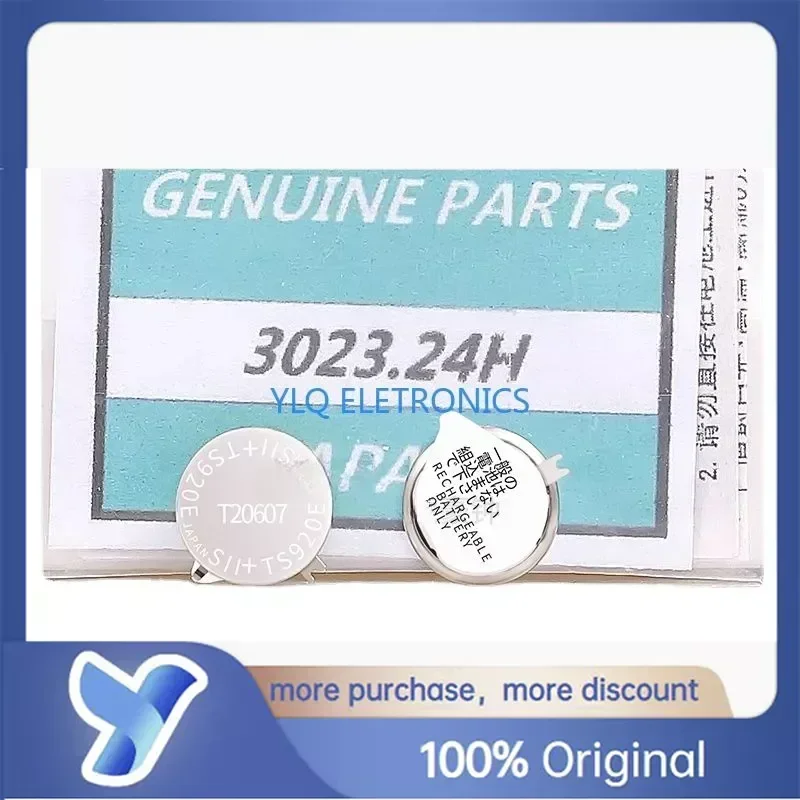 1pcs 3023.24H TS920E T20607 3023-24H 3023 24H Seiko Watch Kinetic Energy Rechargeable Battery 3023 for V172 V173 V174 and V175