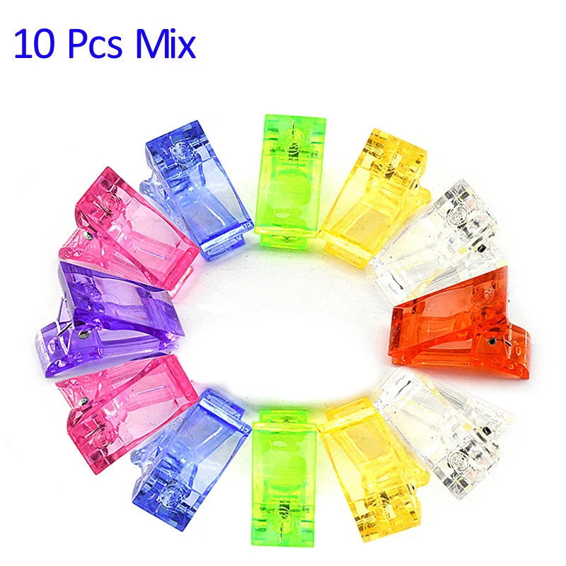 Acryl Nagel Clip Transparent Gel Schnell Gebäude Nagel Tipps Clips Fingernagel Verlängerung UV Klemmen Maniküre Kunst Builder Werkzeuge Set