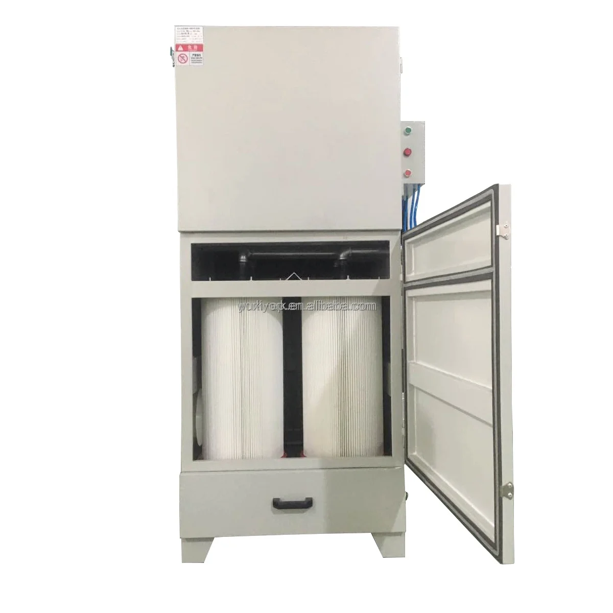 New Energy-Efficient Carbon Steel Dust Collector 3kw Power 99.9% Filtration Efficiency Pulse-Jet Cleaning for Workshops