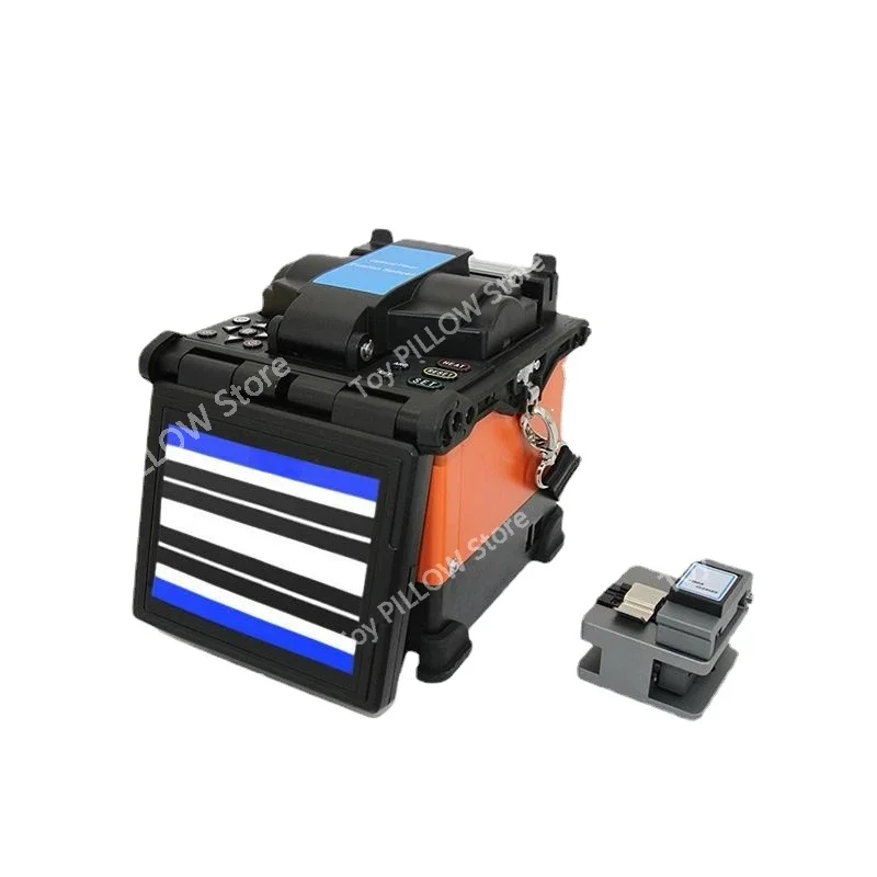 Imported Movement Optical Fiber Fusion Splicer Rubber-Covered Wire Trunk Automatic Hot Melt Machine