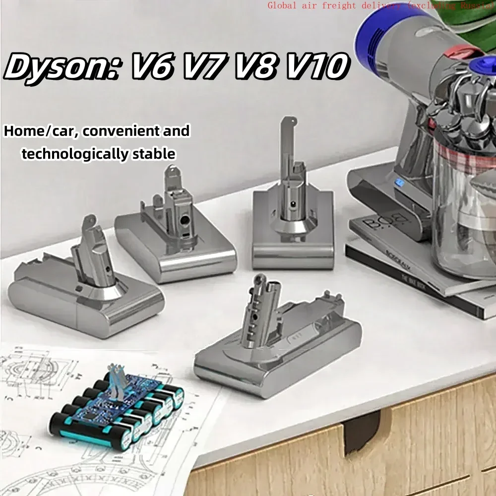 مساعد منزلي 21.6 V6 V7 V8 V10 28000mAh بطارية ليثيوم أيون dc62 dc74 sv09 sv07 sv03 965874-02 بطارية مكنسة كهربائية L30 #2