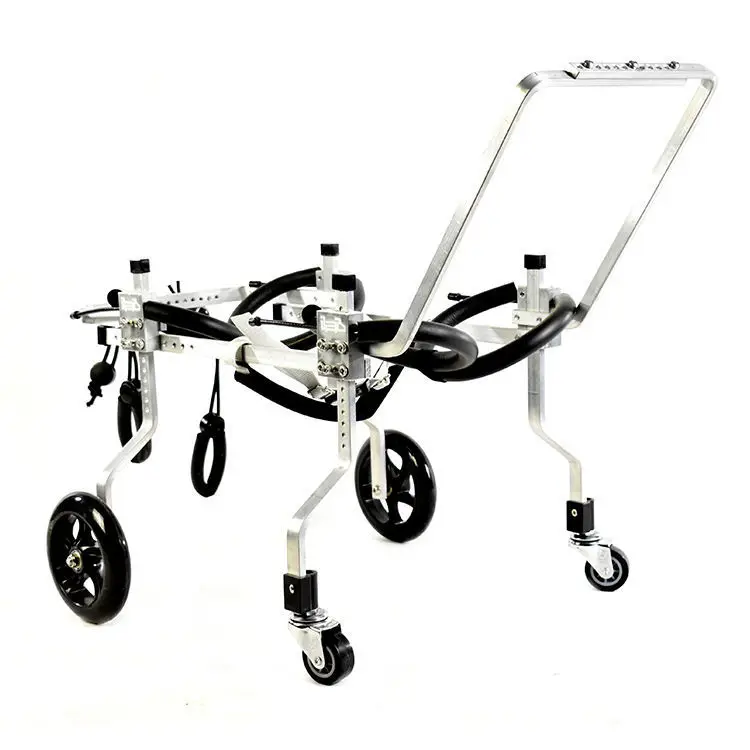 The new disabled pet wheelchair adjustable  pet walker wheelchair  cart for elder dog cat pet wheelchair