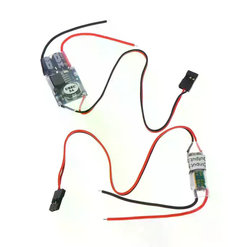 /Cna/5V 3A 5A 7A External UBEC Voltage Regulator Anti-interference Support Receiver Power Supply For RC Airplane Aircraft
