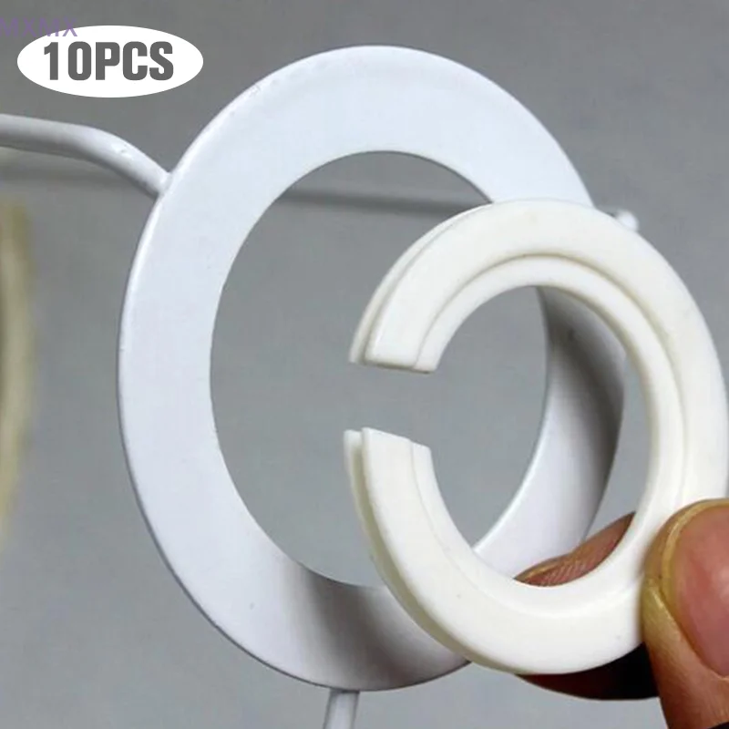 Adaptador de anillo de pantalla de lámpara E27 a E14, adaptador de anillo de pantalla de mesón de plástico, accesorios de iluminación portátiles, 5/10 Uds.
