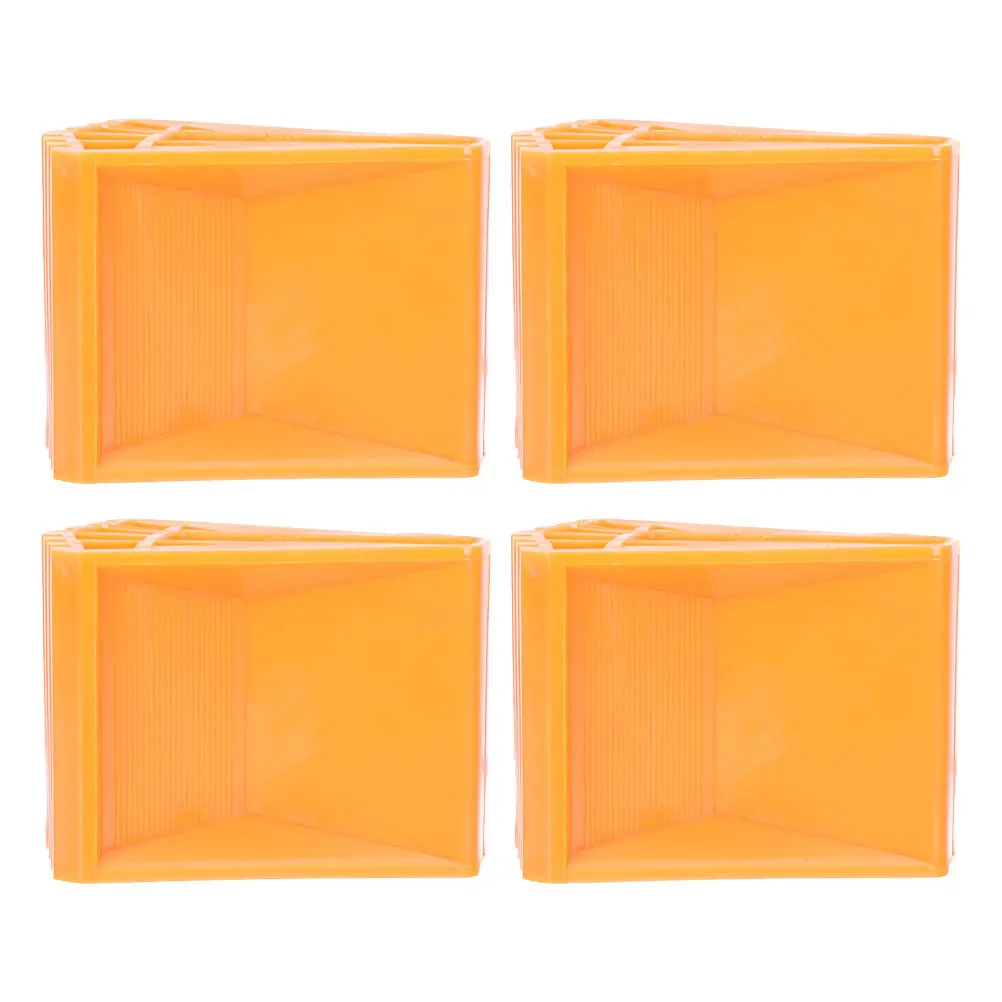 4pcs Anti-Slip Ladder Feet Pads Rubber Step Ladder Foot Covers Replacement For Extension Ladders Stabilizer Base Building Tools