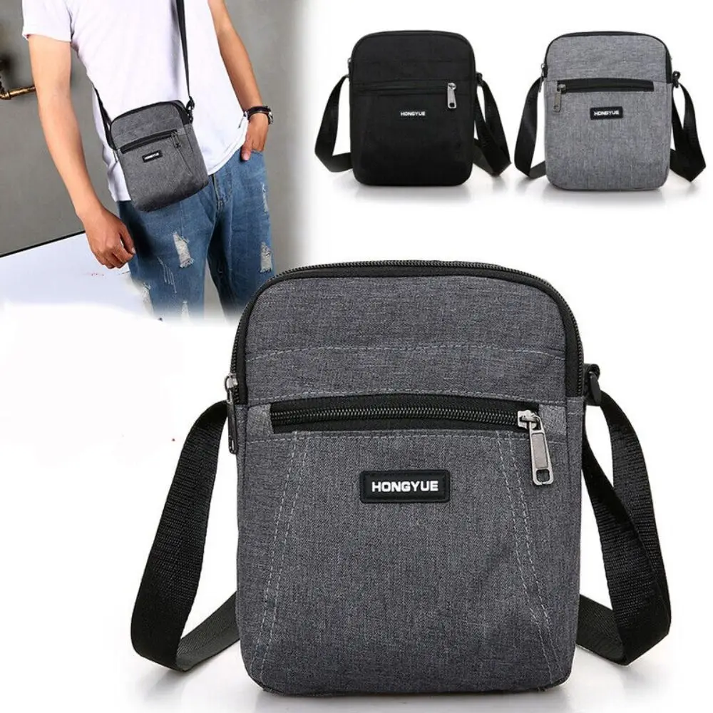 Bolso de negocios multifuncional para hombre, bandolera pequeña para el trabajo, bolso de viaje