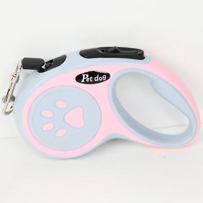 Hot 5M Leashes Durable Automatic Retractable Nylon Cat Lead Extension Puppy Dogs Collar Walking Running Lead Roulette Dog Collar