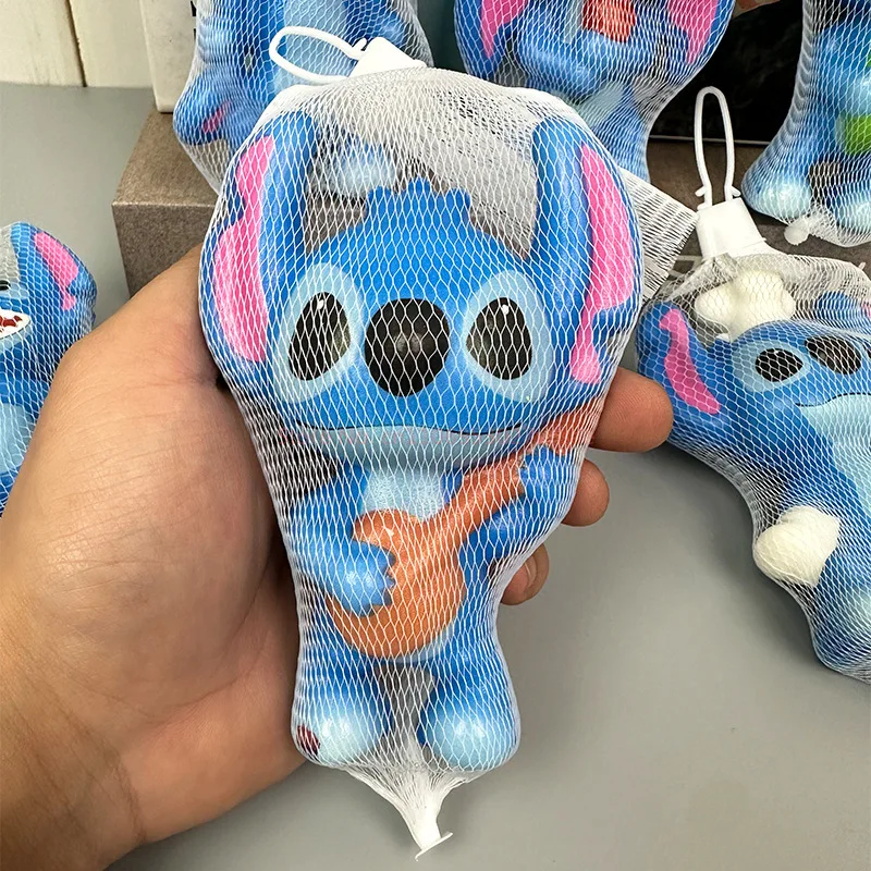 6pcs Stitch Stress Relief Toy Squeeze Toys Kawaii Figure Doll Ornaments Slow Rebound Decompression Toy Children'S Gift Wholesale