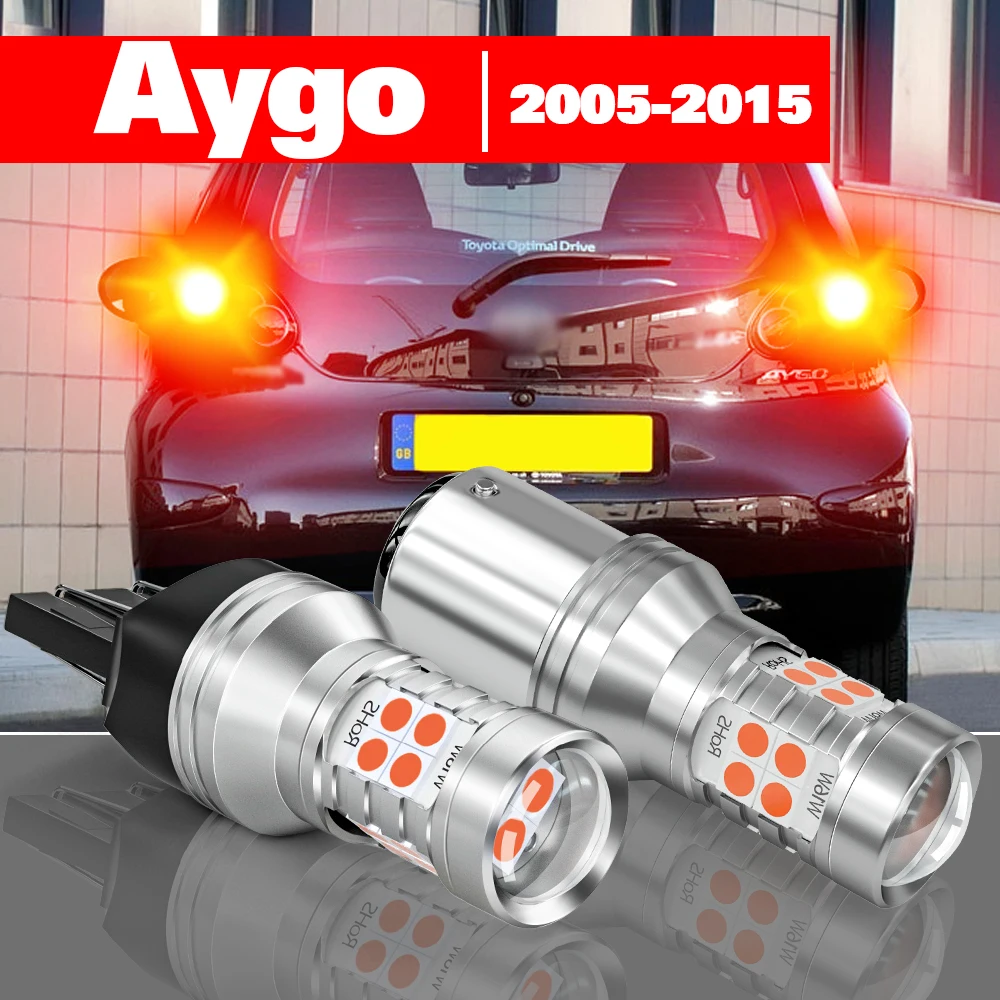 

For Toyota Aygo 2005-2020 2pcs LED Brake Light Accessories 2006 2007 2008 2009 2010 2011 2012 2013 2014 2015 2016 2017 2018 2019