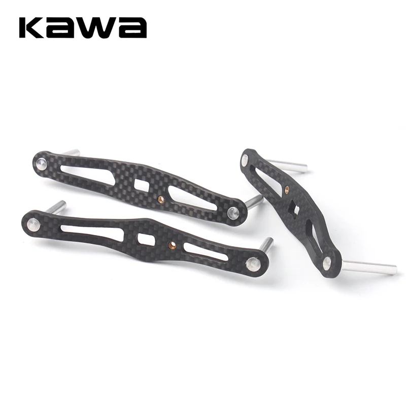 

Kawa New 1pc Fshing Reel Handle Carbon Fiber Chamfer Design Length 100/95mm Hole Size 8*5/7*4mm Thickness 3mm Reel Accessory DIY