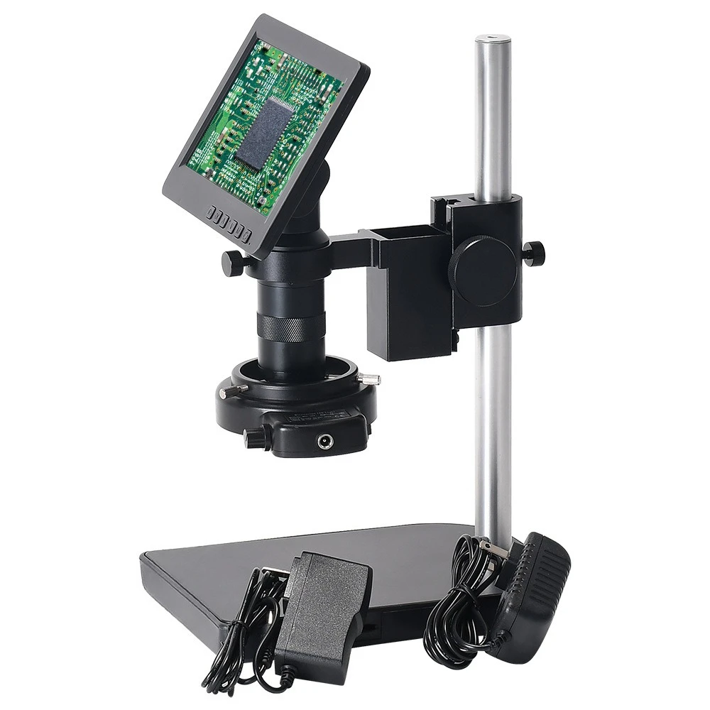 Microscópio de alta definição de 7 polegadas, reparo de celular, dissecção, exercício, lupa digital