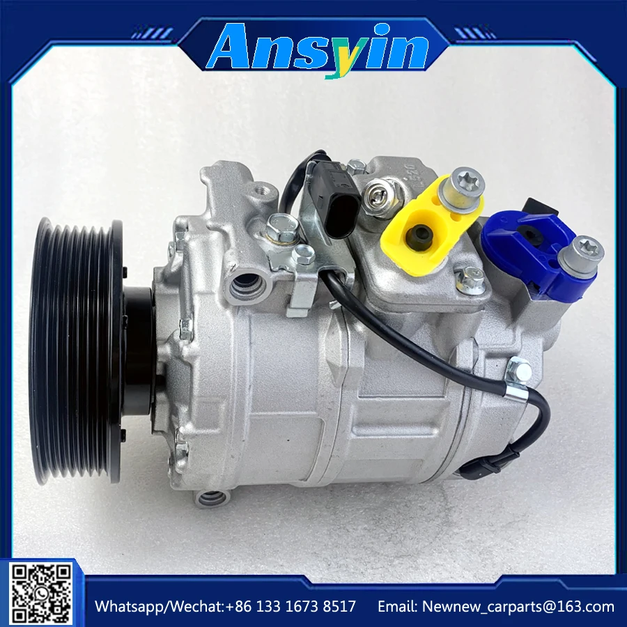 AIR AC Compressor For VW Touareg Audi Q7 2005-2015 3.6L 4711392 4711516 7L6820803D 7P0820803M 7P0820803E 7L6820803P 7L6820803L