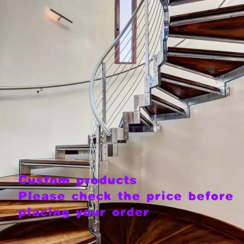 

custom.CBMmart New Customized Staircase with Carbon Steel Stair Steel Double Stringer