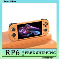 Retroid Pocket 6 RP6 Android Game Console 5.5Inch 1080P 120Hz AMOLED Screen 6000mAh Hall-Effect Trigger 8GEN2 Handheld Consoles