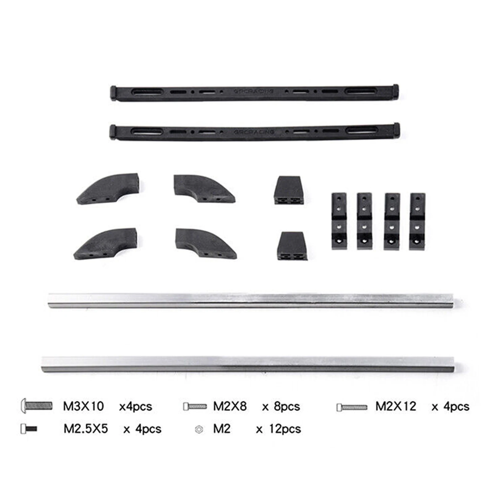 RC for simulating climbing car modification parts 1/10 roof luggage rack