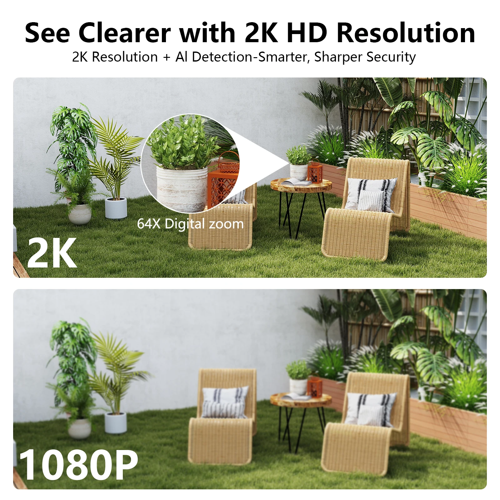 Wansview 2K 3MP Solar Security Camera Wireless Outdoor Dual Lens Solar IP Camera PIR Human Detection Night Vision Battery Camera