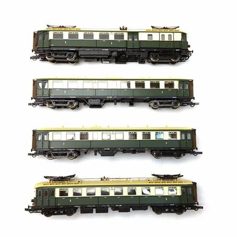 ROCO Zug Modell 72064/72065 HO 1/87 Dutch Passagier Zug NS Schiene Auto Simulation Hot Wheels Schwungrad