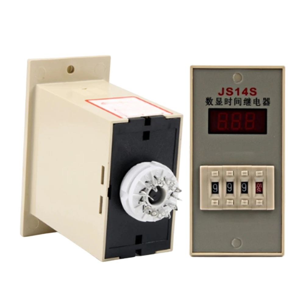 For Lighting Control JS14S Timer Relay Flexible Key Tension Adjustment Relay Voltage Regulator Stabilizers Numeric Display