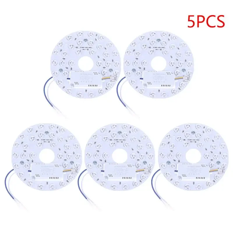 5/3/1Pc IRALAN Panel LED Bulb Chip Light Board AC 85-265V Energy-saving Circular Replaceable LED Light Source with Magnet Lights